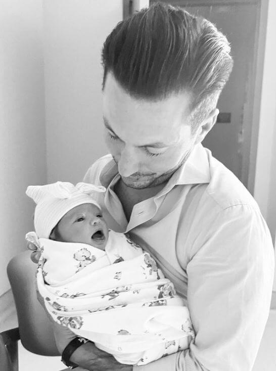 Ella Tejera with her father Dax Tejera.